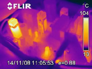 Thermal Image of PCB